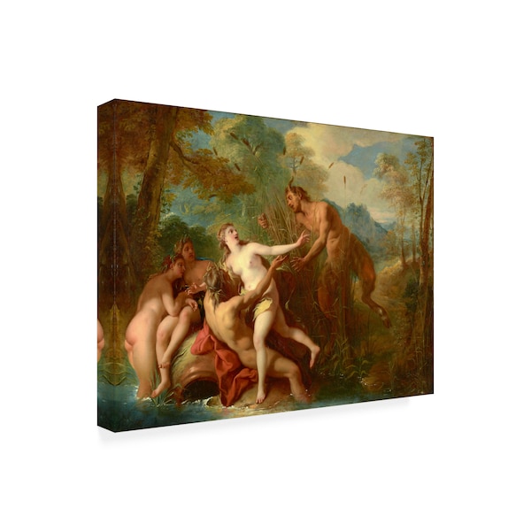 De Troy 'Pan And Syrinx' Canvas Art,18x24